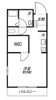 大田区東蒲田のマンションの間取り