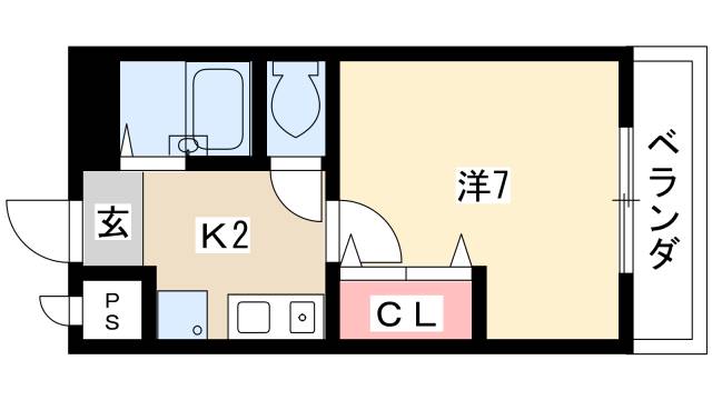 サニーコート月島の間取り