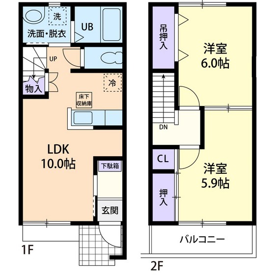 ｅｔｏｉｌｅ　ｈの間取り