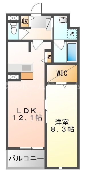 守口市佐太中町のアパートの間取り