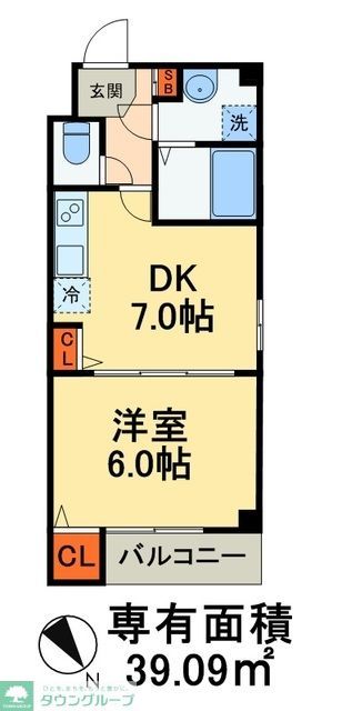 千葉市美浜区稲毛海岸のマンションの間取り