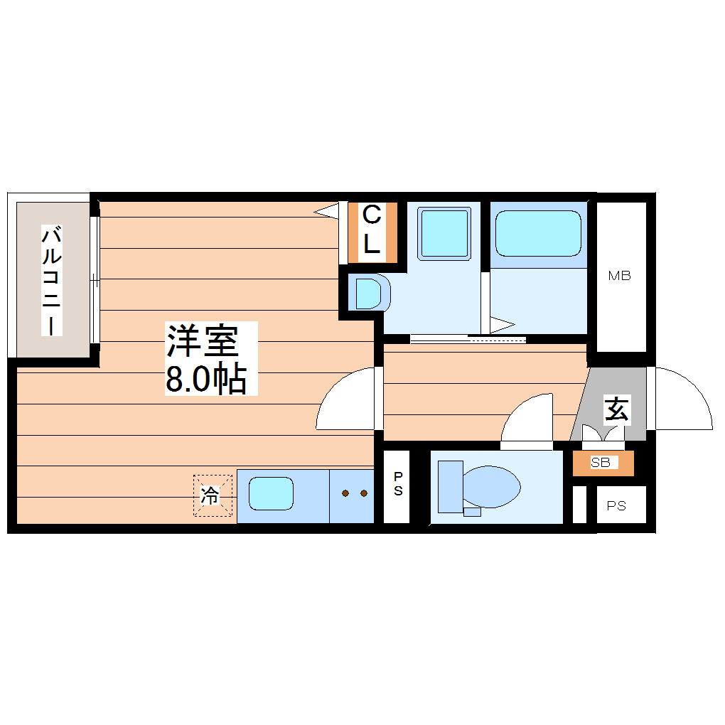 de　luxe霊屋下の間取り