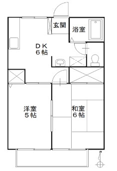 【サンコート豊田A棟の間取り】