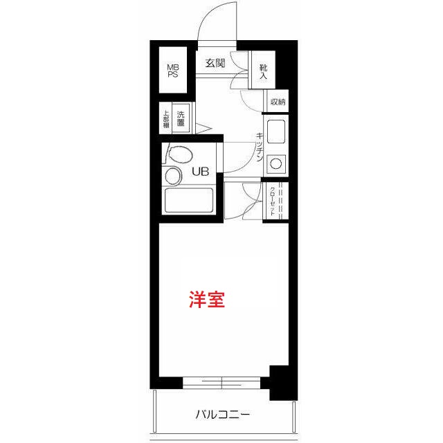 品川区南大井のマンションの間取り