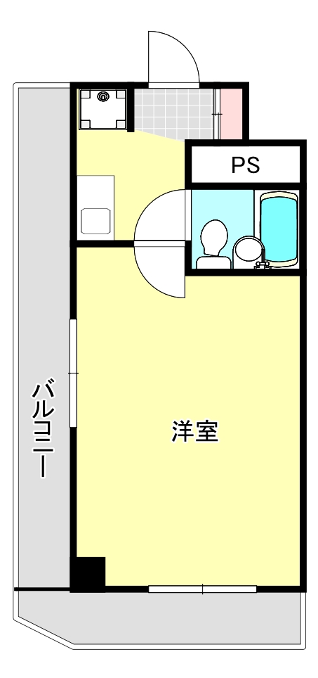 チサンマンション中山下の間取り