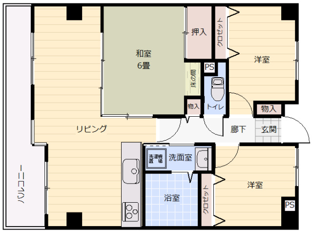 EFT牛田東の間取り