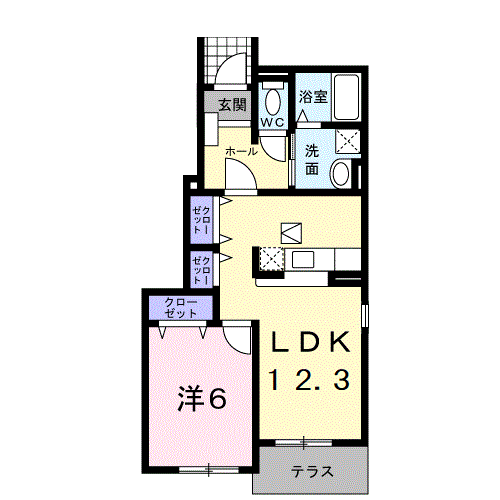 ベル　アンジュの間取り