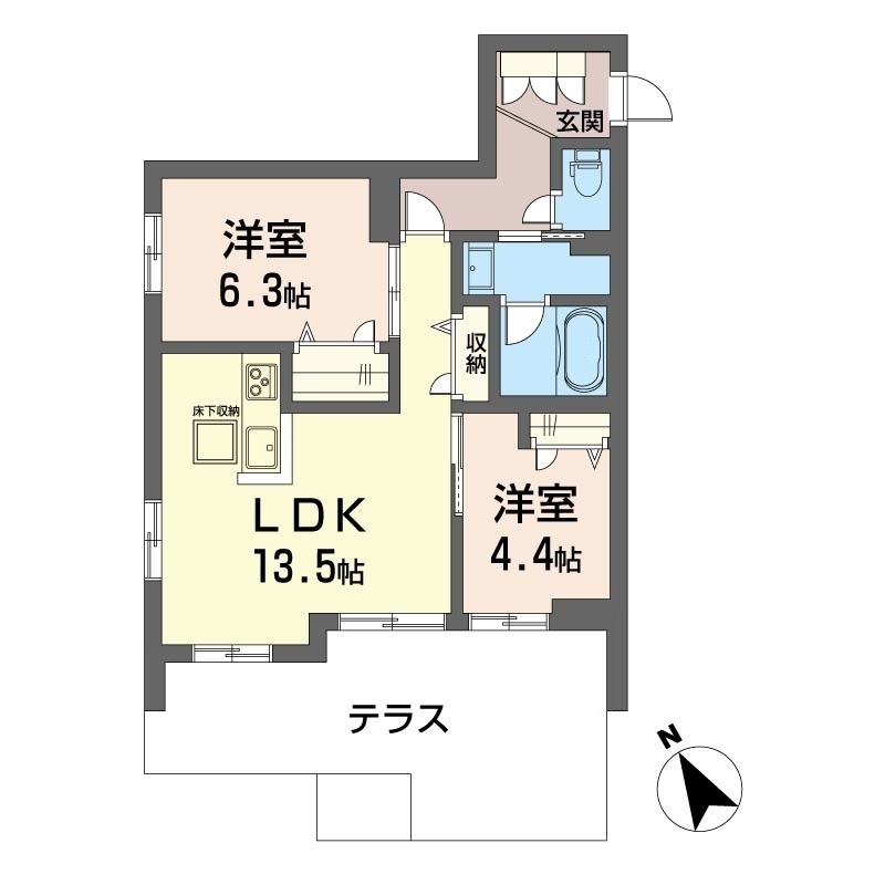 セントリビエ板橋の間取り