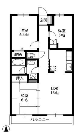 ヴィラ・サンパティークの間取り