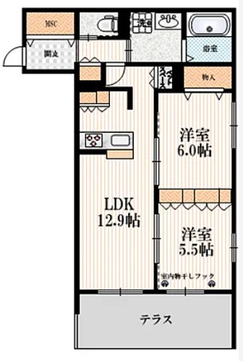 Le　Cielの間取り