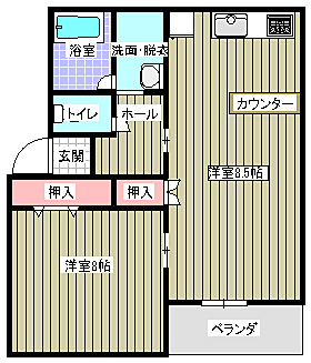 スマイル今泉A棟_間取り_0