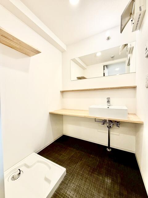 洗面設備　使いやすさを重視した設計