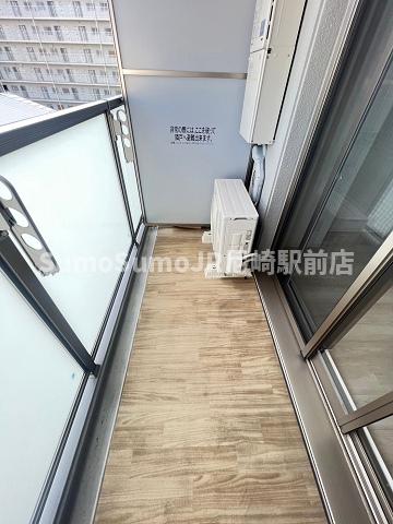 バルコニー　陽当たり良好なバルコニーです