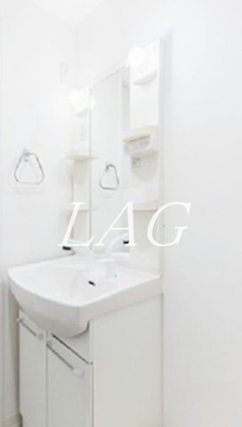 洗面設備　洗面台です。