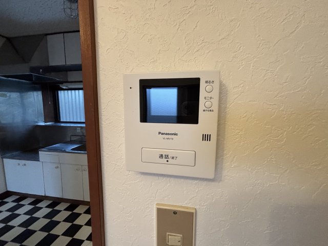 セキュリティ　モニター付きで安心です