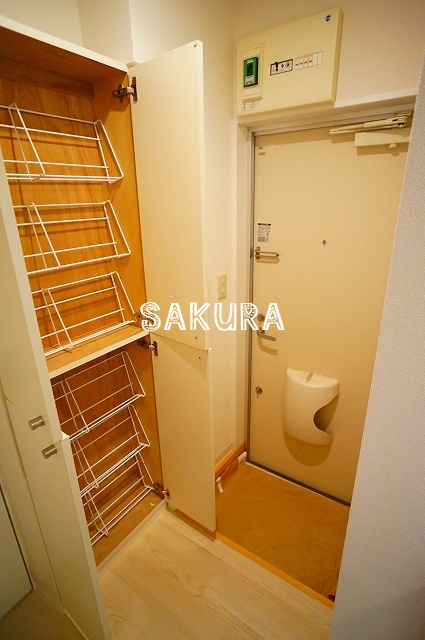 玄関　大容量のシューズボックス♪