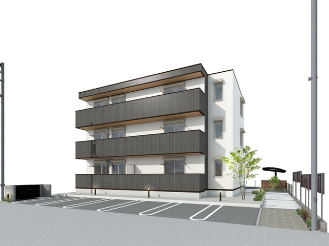 建物外観　※完成予想図につき、実物とは多少異なる場合があります。