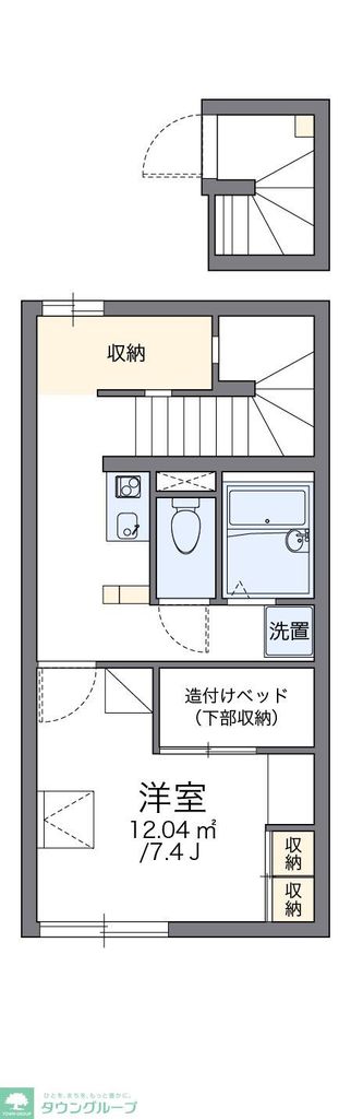 レオパレスエントピアの間取り写真