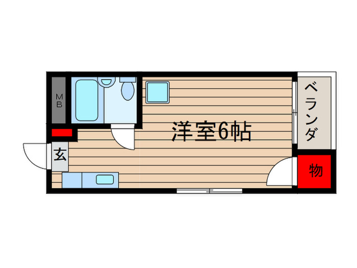 富士ビュ-ティハイツの間取り写真