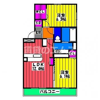 D room空港西の間取り写真