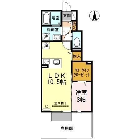 ＪＲ城端線 東野尻駅 徒歩14分 2階建 築14年の間取り写真