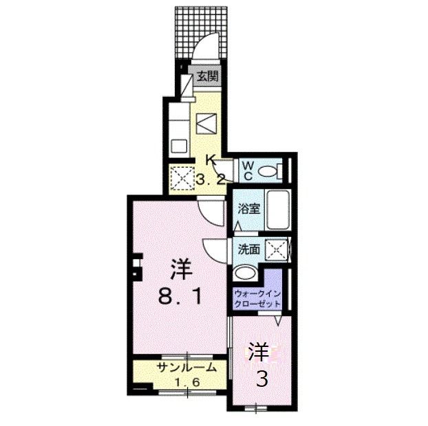 大村市 3階建 築7年の間取り写真
