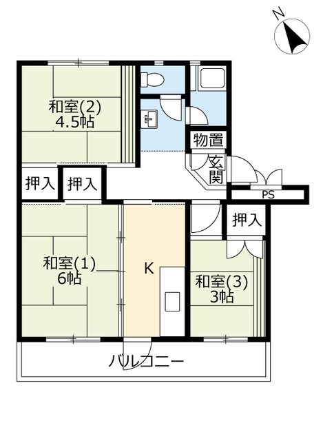 UR北坂戸の間取り写真