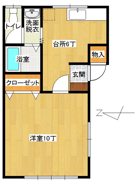 メゾンOTAの間取り