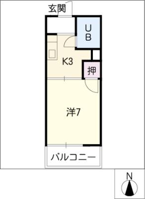 タウニー丸山の間取り