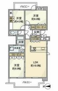 江戸川区小松川のマンションの間取り