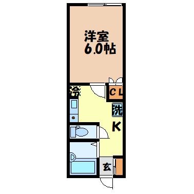 ウッドハイム（愛宕3丁目）の間取り