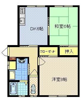 コーポアネックスＭ１の間取り