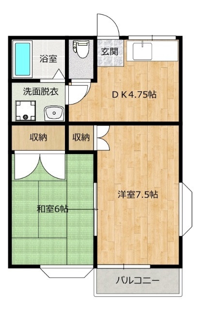 プレジュール旭ヶ丘の間取り