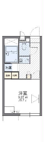 レオパレス祇園橋の間取り