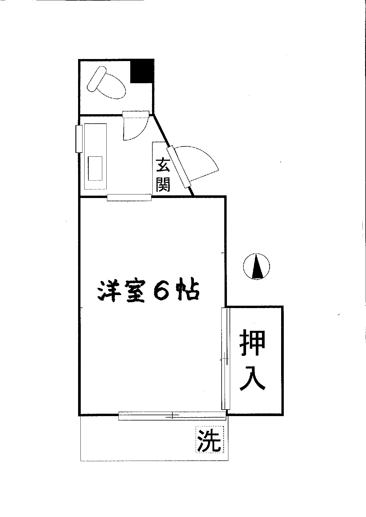 谷中ビルの間取り