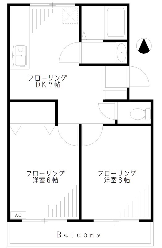 関根コーポの間取り