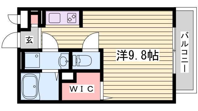 フルール恵比須の間取り