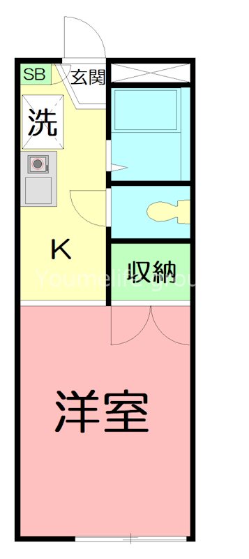 足柄上郡大井町金手のアパートの間取り