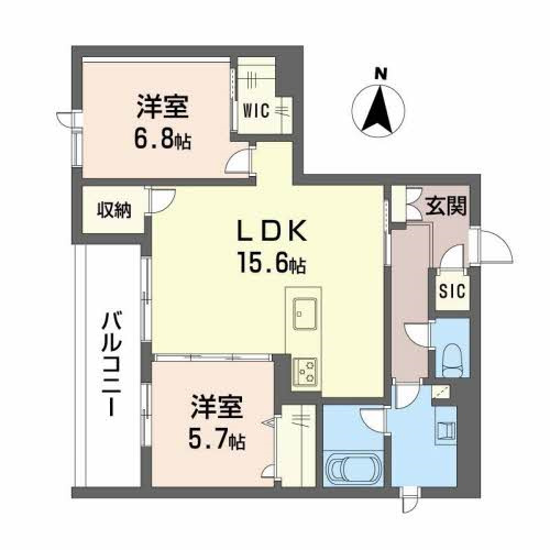 シャーメゾン青山通り　積水の間取り