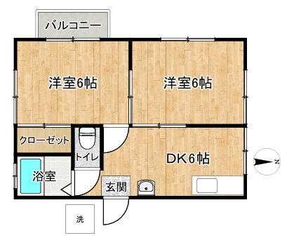 アートインヒルズハウスの間取り