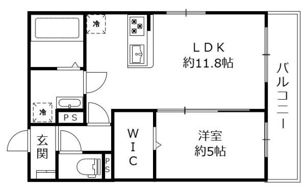 アリア守山　守山市二町町の間取り