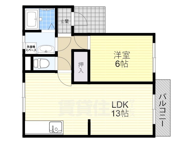 リュシオル石山の間取り