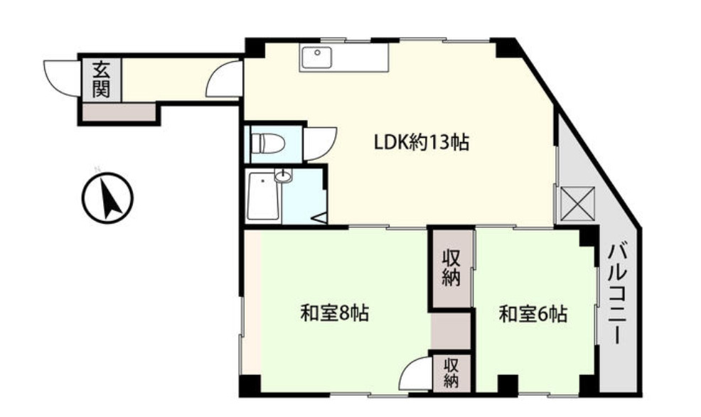 アシスト三園マンションの間取り