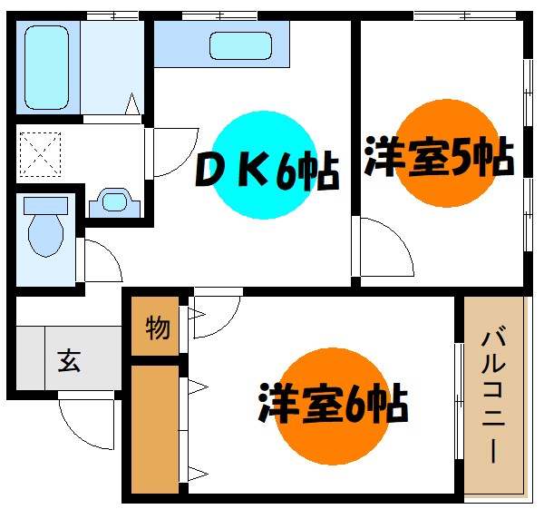 バリアント福島の間取り