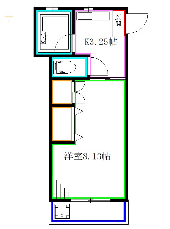 中野区白鷺のマンションの間取り