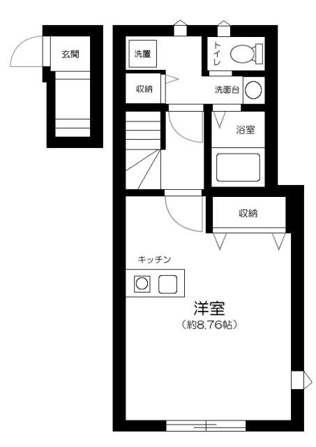 サザンロード飛田給の間取り