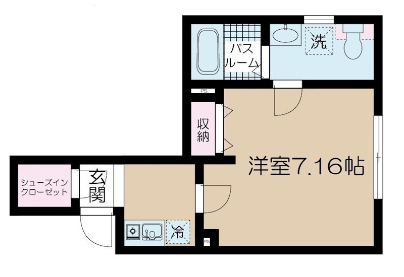 NSGATE新中野の間取り