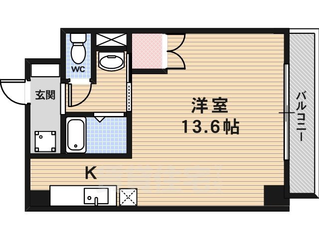 アネックス西院の間取り