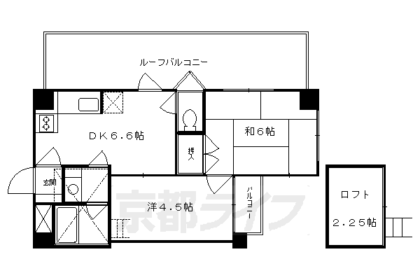 【Ｗｅｓｔ　Ｓｑｕａｒｅの間取り】