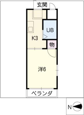 エスポワール上野の間取り